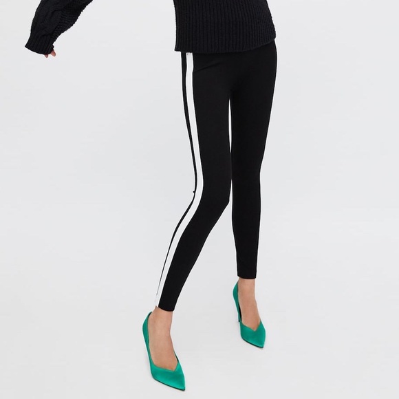 zara trf leggings